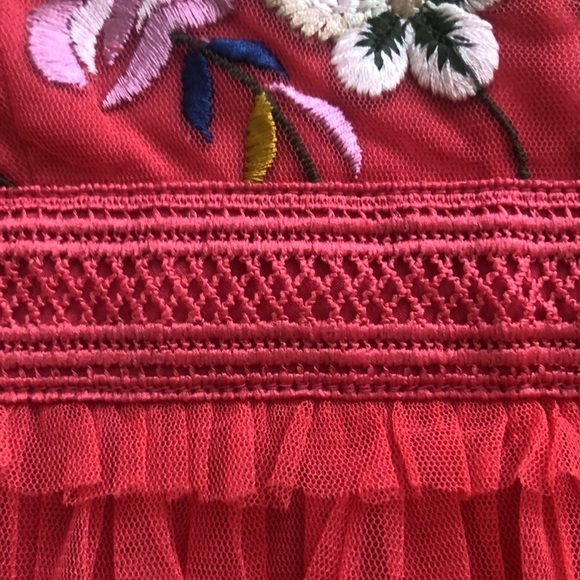FRENCH CONNECTION Women's Embroidered Tulle Dress Size 4 NWT - Picture 16 of 16